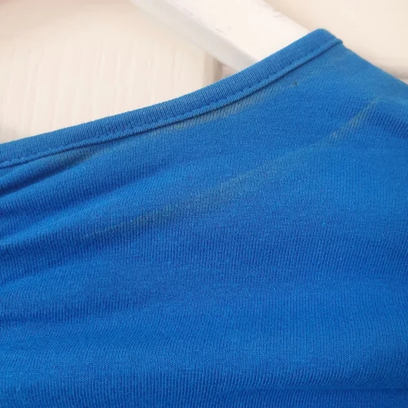 BNWT Zara Women Blue Bodycon ruffed dress size S - Picture 4 of 11